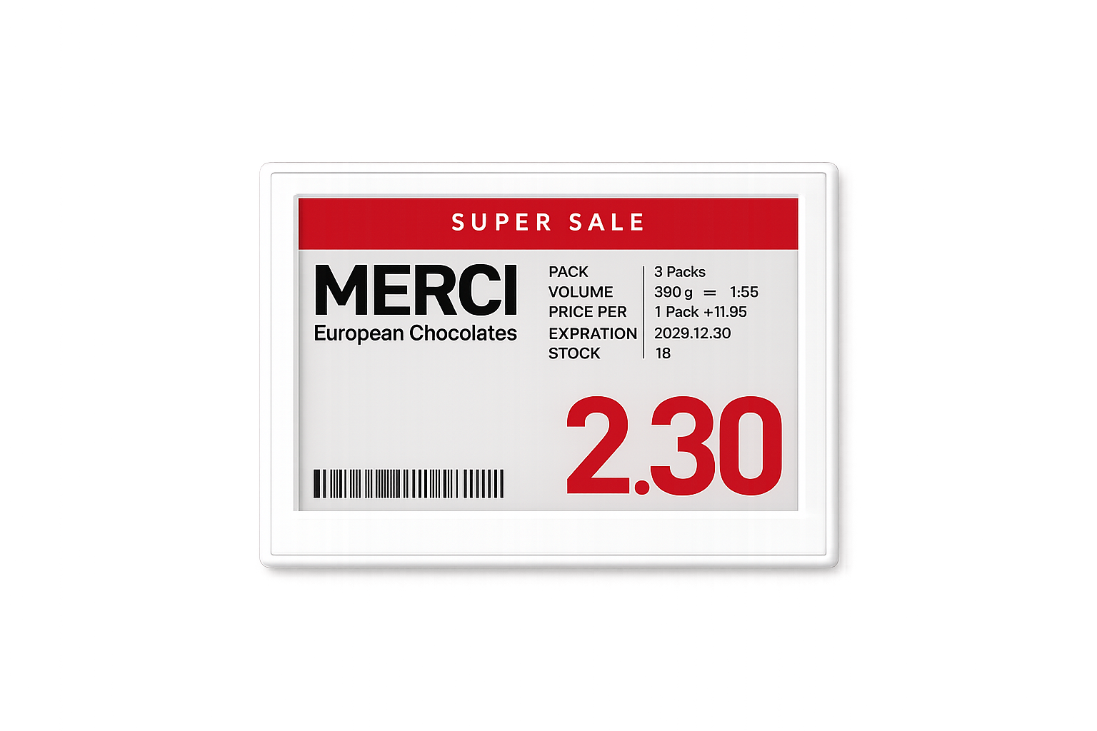 SOLUM Electronic Shelf Label Solution
